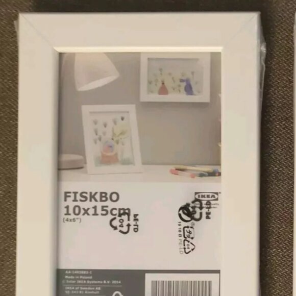 2-Pack IKEA FISKBO Frames White 4x6" Picture Art Photo Frame Decor 002.956.53 - Picture 3 of 3